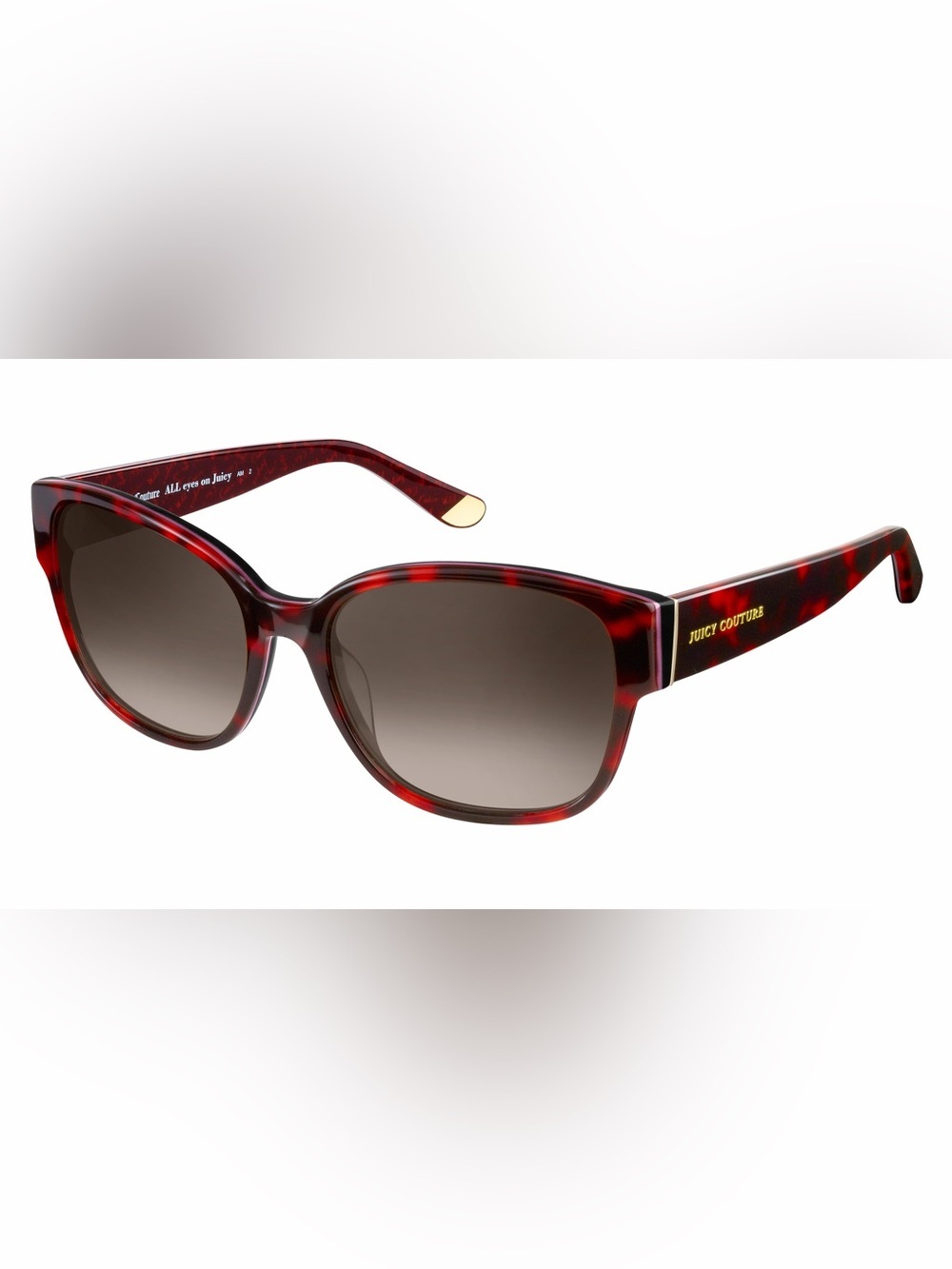 Juicy Couture Women's Tortoiseshell Red Sunglasses